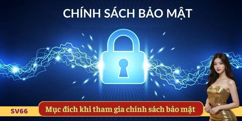 Một số mục đích khi tham gia chính sách bảo mật 